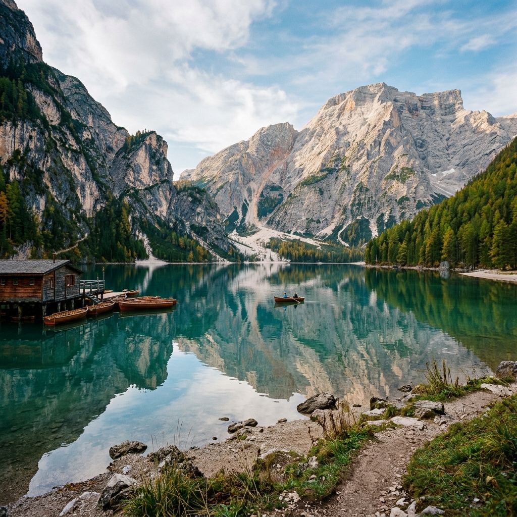 Dolomites lake