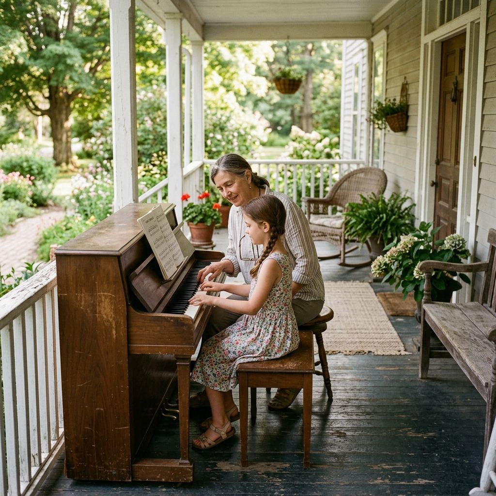 Front porch piano lessons