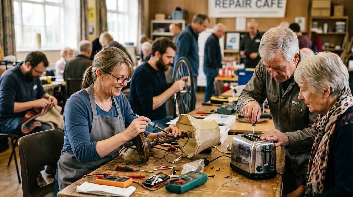 Repair cafe volunteers