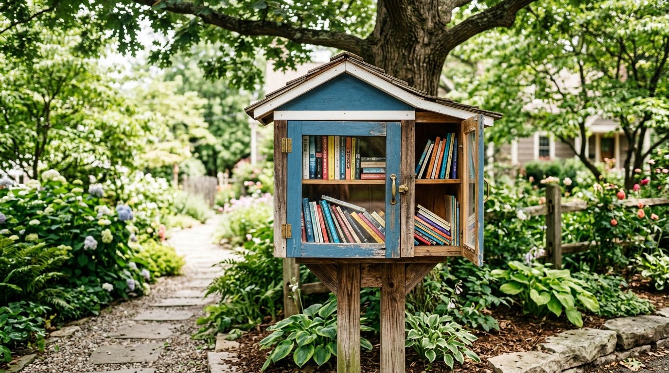Little free library box